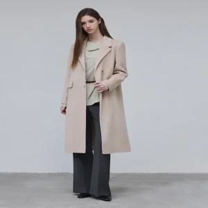 [플라스틱아일랜드]테일러드 투버튼 롱 핸드메이드 코트 PR4TC581