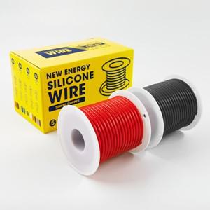 Beteno 실리콘 와이어 후크 업 연선 주석 도금 구리 16-30 게이지 전기 16/17/18/20/22/24/26/28/30AWG
