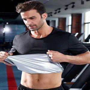 남성 트레이닝 헬스 운동효과 업 반팔땀복 상하의세트