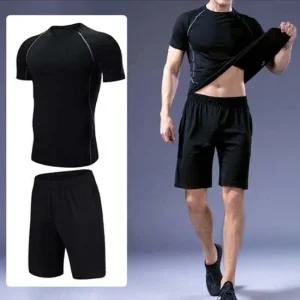 남성 여름 트레이닝복 세트 반팔티 반바지 스포츠웨어