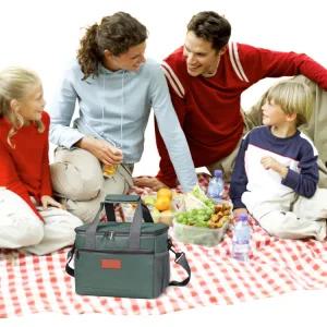 보관 절연 단열 점심 대용량 등산장비 멀티 방지 백 누출 해변 닉 작업을위한 쿨러 포켓