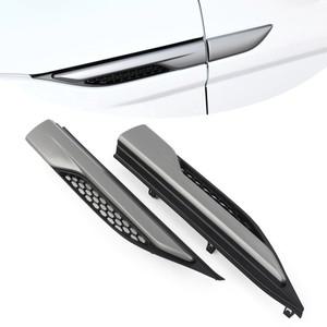 랜드로버 레인지로버 이보크 2012-2019 용 그레이 카 프론트 펜더 사이드 그릴 어퍼 몰딩, LR027320, 1x