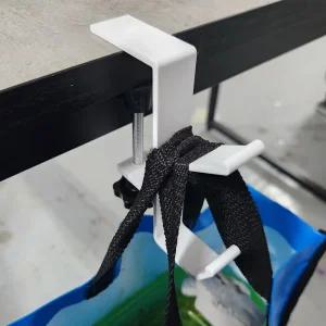 책상정리 고리 데스크용 클램프 가방걸이