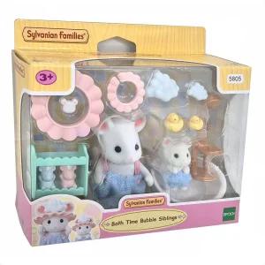 실바니안 마쉬멜로 마우스의 목욕놀이세트 어린이 동물 인형 장난감 선물