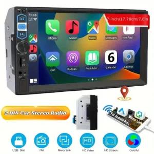 7 케이블 더블 가능 및 튜닝용품 호환 5 딘 터치스크린무선미러/U//SDU 전원 플어 차량용