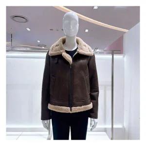 [비지트인뉴욕] 인조가죽 루즈핏 무스탕 VBCMU72 840935