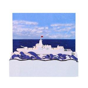 2026 탁상용 달력, 3D 티어 어웨이 종이 조각 아트 메모 패드 메모장 선물 크리스마스 집들이용 책상 장식 (불빛 없음)