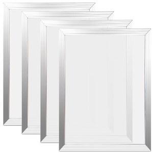 케이도 4피스 실크 스크린 인쇄 프레임, 애호가를 위한 110개의 화이트 메쉬가 있는 10 x 14인치 알루미늄 화면