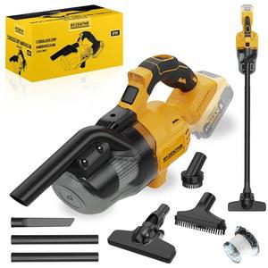 DE-Walt 20V 배터리용 무선 진공청소기, 500W 강력한 모터가 장착된 5-in-1 휴대용 , 자동차, 카펫, 가구용 HEPA 필터가 46 CFM 손 진공청소기(도구 전용)