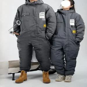 오토바이 방한복 겨울 작업복 일체형 우주복 배달 여성 라이더 스즈끼 원피스 용접복