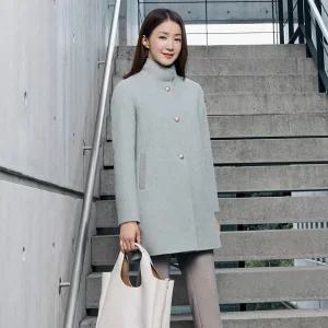 [피에이티]하이넥 핸드메이드 코트 1K81101_JJ