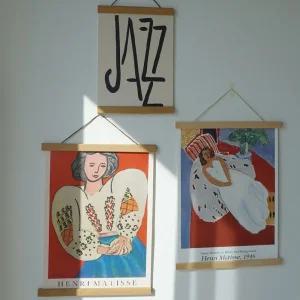 프레임 행잉 액자 A4 우드 A2 A3 포스터 걸이 2색