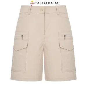 까스텔바작 여성 아웃포켓 반바지_BGDMPS702 BE_DJ 952175