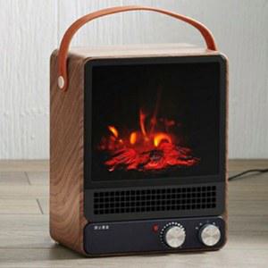 벽난로 불멍 히터 가정용 온풍기 타워히터 하우스 캔자스 플라워 온열기 3D 장작 난방