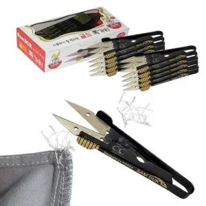 삼덕230 골드 쪽가위 10P 자체디자인 장시간작업용 쪽가위 엣지가위 낚시가위 재봉가위 봉재가위