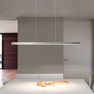 스테인리스 일자형 펜던트 샹들리에 천장 90cm 삼색 중판 브러 실버 목걸이 길이 레스토랑