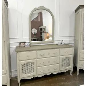 메종드다채로움 VDCRO 2506 V베르사유 라탄 드레스 엔틱 서랍장 수납장 160