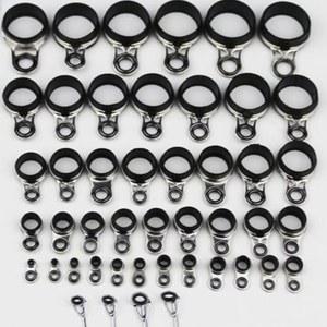 0 가이드링 은색2 수리 장대용 세트 낚시대가이드링 1 낚시 10mm