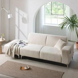 관리가 편한 아쿠아텍스 쇼파  3인+스툴  TP1054