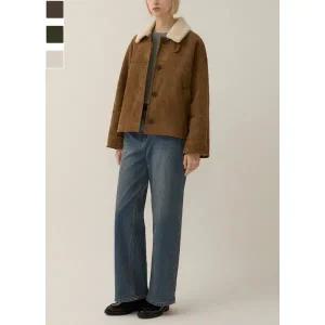 [리스트](광주신세계) 인조 스웨이드 무스탕 자켓