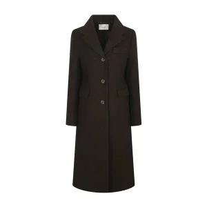 [JJ지고트](타임스퀘어점패션관)브이넥 칼라 플랩 포켓 울 코트(GNBA0CT35)