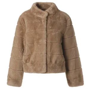 [롯데백화점]지고트 *하이넥 페이크 퍼 무스탕 자켓JRCE3FR503