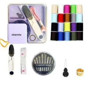 [골드스마일]휴대용 미니 반짇고리 바느질 세트 바늘 실 부자재 쪽