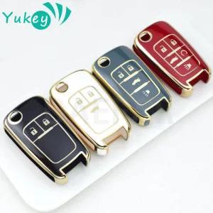 차키케이스 커버 Chevrolet Chevy Cruze Malibu Camaro Aveo Equinox Impala Sonic 2 3 4 5 버튼 TPU 스마