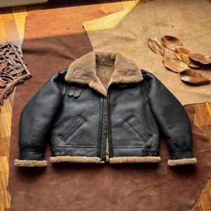 미군 B3 라이딩 무스탕코트 양가죽 트러커 역시즌 자켓