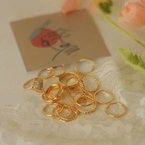 [골드스마일]20개 반지세트 빈티지 여성악세서리 여자 패션링