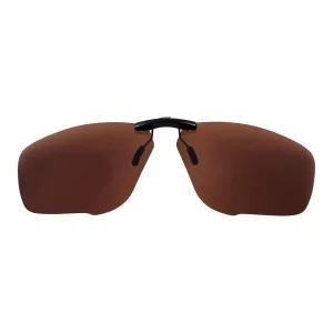 오클리 Ox8080 Crosslink Zero 아시아용 편광 CLIP-ON 선글라스, 브라운. 126367