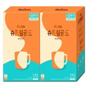 맥심 슈프림골드 커피믹스 170Tx2개 총340T