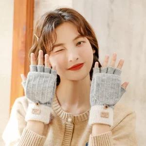 오픈형 벙어리 반장갑 방한장갑 터치장갑 손가락장갑 니트장갑 겨울장갑 스마트폰장갑 여자장갑 여성장갑