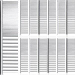 Lallisa 12개 스테인리스강 개 및 고양이 빗, 매듭 제거용 금속 그루밍 도구, 개, 기타를 포함한 길고 짧은 반려동물, 7.48인치