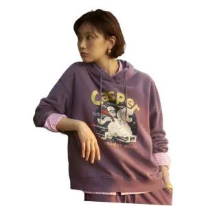 [탑텐]TOPTEN 여성) 가먼트 다잉 콜라보 스웨트 후디 (캐스퍼핫스터프)_MSF4TH2012MSF4TH2012 531966