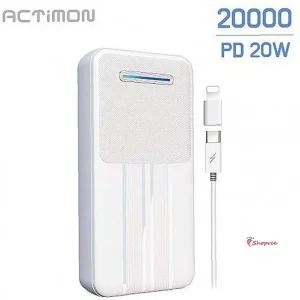 액 20000mAh 15cm USB 보조배터리 8핀 C타입 고속 3대 젠더 케이블 동시충전def379