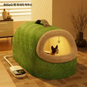 고양이 난로 숨숨집 온열 난방 텐트 반려동물 온도 하우스