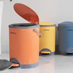 무소음 휴지통 포인트 발페달 인테리어 페달 휴지통 다용도 거실 모던 가정용 주방