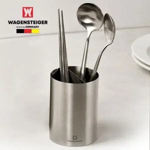 스텐 원형 수저통 정리함 보관함 꽂이 숟가락 분리 젓가락 포크꽂이