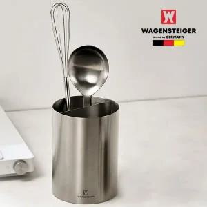 바겐슈타이거 스텐 원형 조리기구통 수저통 조리도구 숟가락 젓...