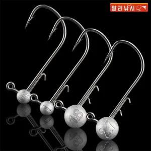 웜빠짐방지 지그헤드(10개입) 0.6g 1.0g 1.8g 2.7g 볼락 우럭 전갱이 아징