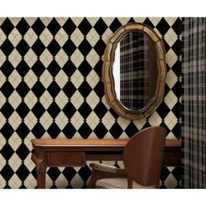 체크 벽지 시트지 퀼팅 에코 단열시트지 주방 셀프 1/3/5m 캐릭터