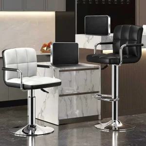 높은 바텐 회전 등받이 체어 높이조절 리프트 홈바 의자