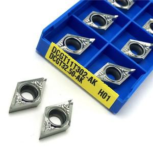 DCGT11T302 AK H01 알루미늄 내부 터닝 공구 CNC 선반용 절삭 고품질 인서트