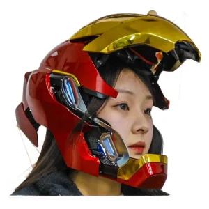 남자친구 선물 아이언맨헬멧 착용 실제 새해 헬멧 자동 Mk5/Mk50 전동