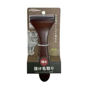 캐티맨 내추럴 우드 죽은털제거 브러쉬(83692)고양이발톱가위 죽은 러시 글러 애묘 애묘빗 고이 반려동물깎