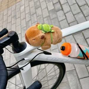 카피바라 자전거 악세사리 데코 인형 스쿠터 핸들 핸들바 거북이 소품