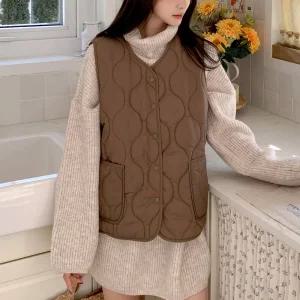 [엔소아] 카이사 퀄팅 베스트