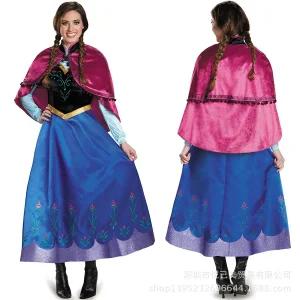 겨울왕국안나드레스 코스튬 엘사 성인 원피스 공주 파티 코스프레 의상 할로윈