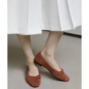 사뿐 SAPPUN 앤슬리 리본 플랫슈즈 (1cm) 5017224686 205086